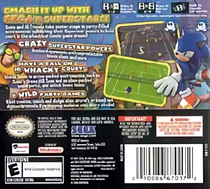 Image n° 2 - boxback : SEGA Superstars Tennis